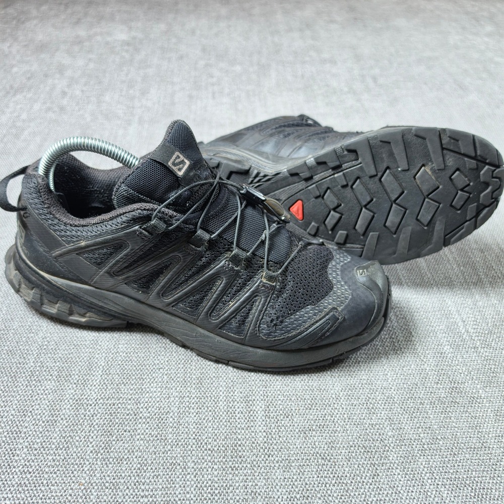 Salomon XA Pro 3D 409874 Mens 8 Black Trail Running Hiking Shoes